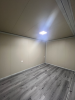 Maison préfabriquée de style villa, conteneur pliable de 20 pieds avec balcon pour hôtels