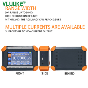 VLUUKE-Probador de resistencia de bucle de mano, disyuntor electrónico de 220V, resistencia de contacto, V - Product Image 3