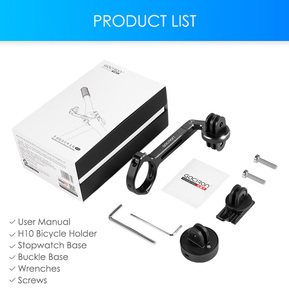 <span class=keywords><strong>Support</strong></span> de compteur de vélo Gaciron H10 pour <span class=keywords><strong>VTT</strong></span> et vélo de route, <span class=keywords><strong>support</strong></span> <span class=keywords><strong>GPS</strong></span> en aluminium, <span class=keywords><strong>support</strong></span> de caméra multifonction pour vélo, supports de cyclisme réglables - Product Image 6