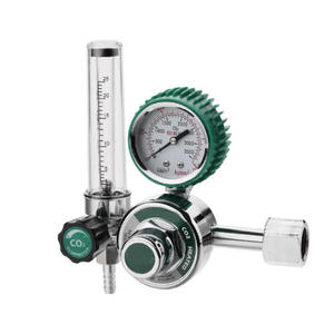 Régulateur de pression en cuivre chromé pour soudage à l'arc à l'argon, manomètre de pression de CO2 pour dioxyde de carbone et gaz argon, nouvelle catégorie de produits - Product Image 4