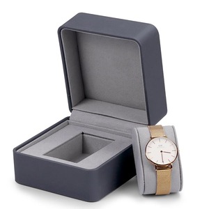 Free Sample High Quality Custom Logo Luxury Leather Watch Boxes & Cases Mens Ladies Watch Box