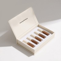 Fabricants Emballage en papier magnétique Boîte cadeau de luxe pour échantillons de parfum Ensemble d'échantillons de parfum Boîte d'emballage magnétique