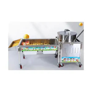 Máquina de recubrimiento Industrial automático para palomitas de maíz, máquina de alta calidad para pollo, la mejor para la venta