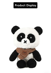 ตุ๊กตา<span class=keywords><strong>แพนด้า</strong></span>ห่อเกี๊ยวแบบกำหน<span class=keywords><strong>ด</strong></span>เองพร้อมผ้าพันคอถักนุ่มๆ - Product Image 2