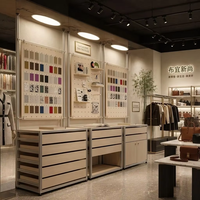 Système de vitrine modulaire : Meuble de rangement design pour présentoir de mode et présentoir professionnel en profilé aluminium