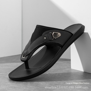 Tongs décontractées d'été pour hommes, grandes tailles 38-<span class=keywords><strong>48</strong></span>, à bout ouvert, respirantes, imperméables et antidérapantes - Product Image 6