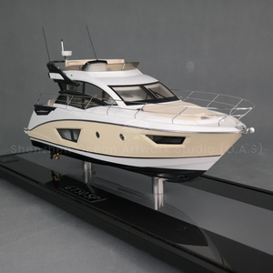 Handmade có tính năng sunseeker công chúa du thuyền khác thương hiệu món quà chèo thuyền tùy chỉnh 53cm RIVA du thuyền Cruise Mô hình tàu - Product Image 2