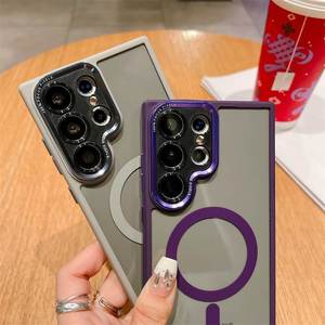 <span class=keywords><strong>Funda</strong></span> Protectora Transparente para Teléfono con Lente Acrílica y Revestimiento de Moda, Resistente a Golpes, para S26, S26 <span class=keywords><strong>Plus</strong></span>, S26 Ultra, S26 Edge, S24 Ultra, S23 <span class=keywords><strong>Plus</strong></span> - Product Image 1