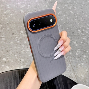 เคสแม่เหล็กหนัง PU แบบลูกฟูกสุดหรูสำหรับ Google Pixel 11 Pro XL 10 9 Pro ฝาหลังป้องกันการชาร์จแบบไร้สาย - Product Image 6