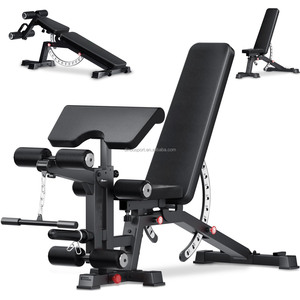 Banco de <span class=keywords><strong>Ejercicios</strong></span> Multifuncional Ajustable, Silla Preacher, Banco de Pesas para Sentarse, Asiento para <span class=keywords><strong>Ejercicios</strong></span> Musculares - Product Image 2