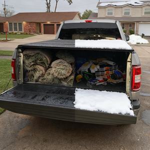 Couverture <span class=keywords><strong>de</strong></span> benne en aluminium rigide, manuelle, étanche, à trois plis, <span class=keywords><strong>pour</strong></span> <span class=keywords><strong>Ford</strong></span> <span class=keywords><strong>Ranger</strong></span> F150, plateau <span class=keywords><strong>de</strong></span> 4, 5 ou 6 pieds, fournie par l'usine - Product Image 4