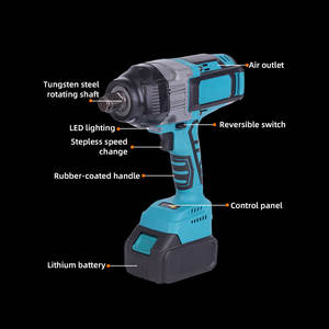 Llave eléctrica sin escobillas con batería de litio de 21V, llave de impacto multifuncional portátil <span class=keywords><strong>para</strong></span> reparación de automóviles, <span class=keywords><strong>pistola</strong></span> de aire <span class=keywords><strong>para</strong></span> andamios - Product Image 6