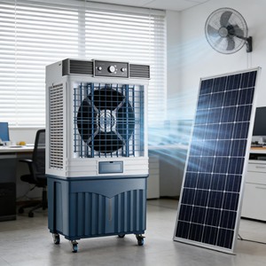 Enfriador Evaporativo Industrial Solar Profesional de 280W y 72L con Velocidad Variable y Enfriamiento Potente para 50-80 Personas ㎡   Áreas Comerciales EYC-9600D De - Product Image 4