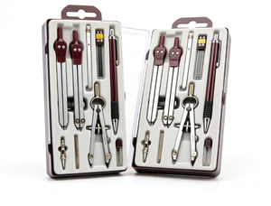 Juego de geometría escolar profesional 709C de gran venta, set de compás al por mayor para enseñanza de matemáticas - Product Image 5