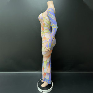 Novance Y3587 Prodotti di Tendenza, <span class=keywords><strong>Abiti</strong></span> da Sera Eleganti con Strass Dorati Scintillanti di Alta Qualità, Vestiti Eleganti <span class=keywords><strong>per</strong></span> Invitati <span class=keywords><strong>a</strong></span> Matrimoni - Product Image 2