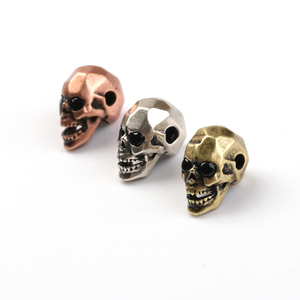 Blank Eyes Skull Spacers DIY Trendy Men Bracelets&amp;bangles Copper <strong>Supplies</strong> for <strong>Jewelry</strong> Making Wholesale Tengyue <strong>Brand</strong> Skeleton - Product Image 3