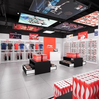 Présentoir sur mesure pour articles de badminton, pour magasin de sport, présentoir de vente au détail
