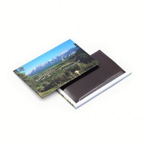Pretty Design Printing Refrigerator Tourist Scenery Photo Souvenir Customized Tin <b>Fridge</b> Magnet - Product Image 5