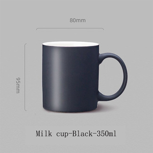 Tazze di ceramica molto <span class=keywords><strong>cool</strong></span> di diversi colori Bone China Bone boccale OEM per l'acqua potabile - Product Image 2