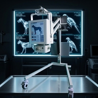 Appareil de radiographie portable pour vétérinaires, machine à rayons X haute fréquence portable, détecteur de panneau plat DR pour radiographie vétérinaire, pour hôpital vétérinaire