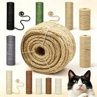 Rechange de griffoir en corde de sisal naturelle pour arbre à chat, pour chats d'intérieur