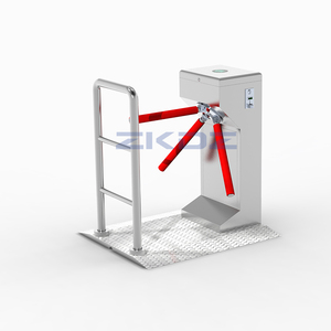 Access Control Scanning QR Code Stainless Steel 2-Way <strong>Barrier</strong> <strong>Gate</strong> Semi <strong>Automatic</strong> Vertical Tripod Turnstile - Product Image 5