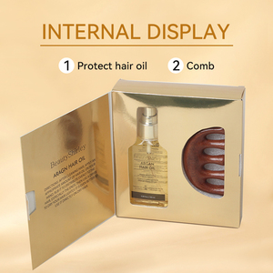 Ensemble <span class=keywords><strong>Huile</strong></span> et Peigne pour Cheveux à l'Argan <span class=keywords><strong>Huile</strong></span> d'Argan Extrait <span class=keywords><strong>de</strong></span> <span class=keywords><strong>Lin</strong></span> Beauté Shirley - Product Image 2