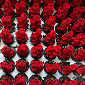 <span class=keywords><strong>Roses</strong></span> éternelles, fleurs pour la fête des mères, fleurs préservées éternelles, <span class=keywords><strong>roses</strong></span> éternelles dans un dôme en verre avec LED - Product Image 6