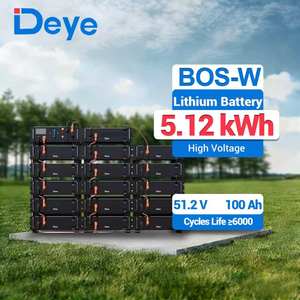Paquete de Baterías LiFePO4 Deye BOS-W 51.2V 5.12kWh, Inversor Compatible, Batería Compatibles con el Inversor Deye, Mayor Eficiencia EncyS - Product Image 2