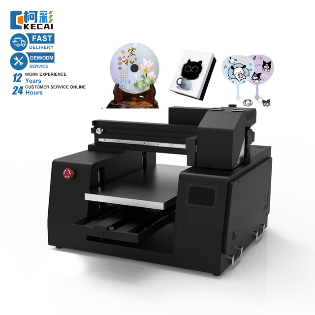 KECAI 2026 Trending A3 Size Desktop Inkjet Printing Machine UV Flatbed Printer for Phone Case Glass PVC Card Ceramic Gift