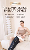 Meilleures ventes Machine de massage électrique de récupération à 4 chambres Bottes de compression d'air Therapy Leg Massager