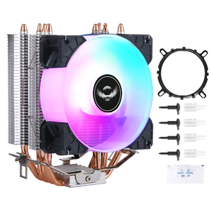 4 cpu Tubo De calor Cooler Dissipador De Calor Do Ar de refrigeração Do Ventilador Do pc 90mm 3-Pin e 4-Pin Para Intel LGA 1700 775 1151 1156 1200 AMD i3 i5 i7