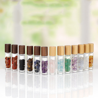 Flacon roll-on en verre de 10 ml pour huiles essentielles, ensemble de voyage, flacon cosmétique