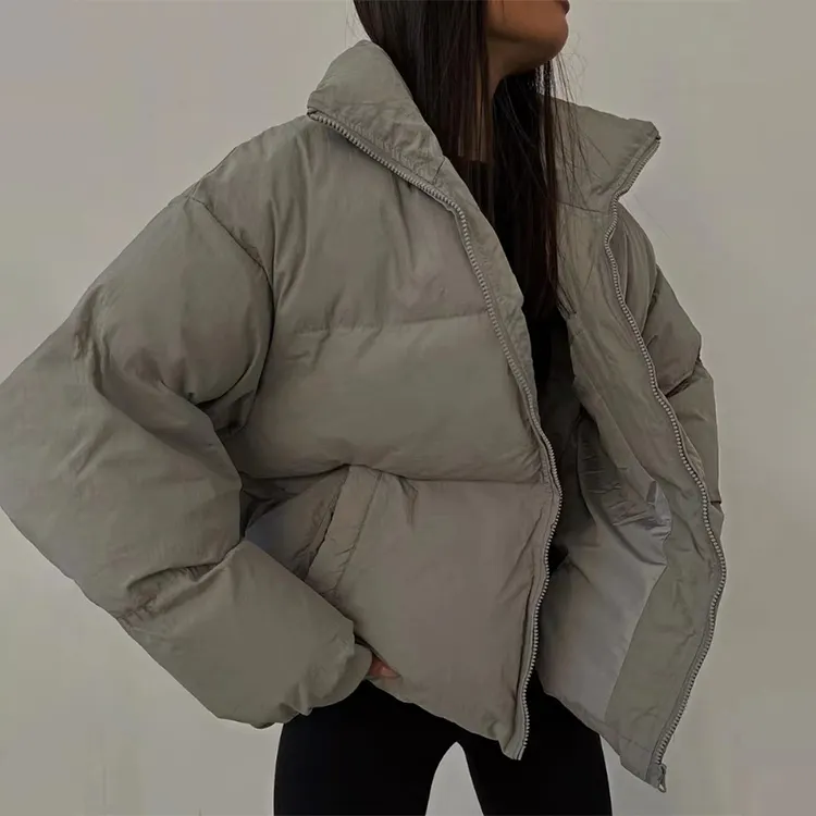 High Quality Thick Trendy Women's Down Coats Winter Warmth Jackets Wholesale Puffer Jacket for Ladies