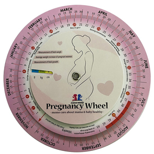 Tableau de calcul des femmes enceintes, imprimé en couleur, disque de cycle de grossesse - Product Image 2
