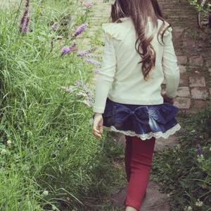 Ropa para Niños Pequeños, Leggings Transparentes con Falda, Estilo Indio - Product Image 2
