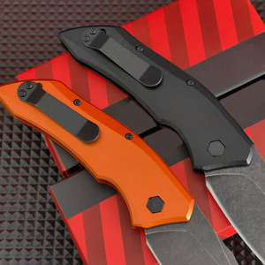 Couteau pliant KS7100RBK, lame polie CPM154, manche en aluminium, couteau de poche, outils EDC pour l'extérieur, chasse, survie tactique - Product Image 3