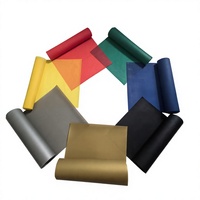 Bande de Résistance pour Débutants pour Exercices d'Étirement, Yoga, Pilates, Thérapie Physique, Renforcement Musculaire, Portable, Adultes, 1,5 m x 15 cm