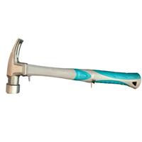 Alta Calidad 45 # Martillo de Garra de Acero con Revestimiento de Plástico, Herramienta Manual, Martillo Doméstico
