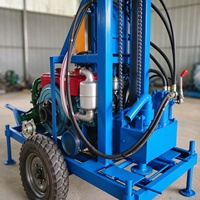 Machine de forage de puits d'eau compacte intelligente de 150 m, petite foreuse de puits pour l'irrigation agricole