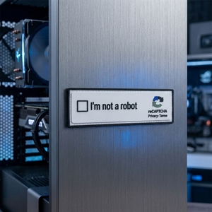 Pronto per la spedizione, non <span class=keywords><strong>sono</strong></span> un robot. Patch in PVC 3D Personalizzabile, Adatto per Zaini Tattici e Giubbotti - Product Image 1