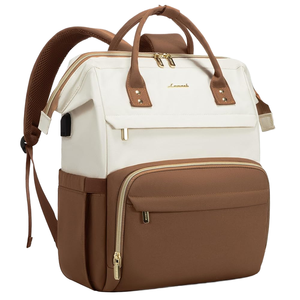 Zaino da Viaggio Impermeabile Antifurto in Poliestere con Chiusura a Cerniera e Porta USB per Laptop, Unisex, per Scuola e Lavoro - Product Image 1