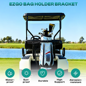 Supporto per Borsa Posteriore, Staffa di Fissaggio, Cinghia per Borsa, Assemblaggio Rack per Carrello da Golf EZGO Medalist & TXT DCS/PDS # 71851-G01 - Product Image 3