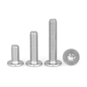 Viti a Testa Piatta Torx in Acciaio Inox 304 M3 M4 M5 M6 M8 - Product Image 1