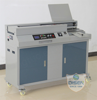 Machine à relier électrique automatique à colle thermofusible Disen DSO-50R A4, écran LCD 380 mm, épaisseur de reliure 50 mm, relieuse parfaite pour livres