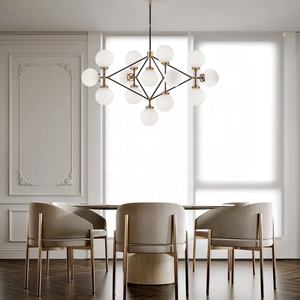 Lampe suspendue arabe, luminaire de hall, lampe de salon, mobilier, Max SUNFLOWER, lumière LED dorée, style antique, mariage, laiton, pièces, hôtel - Product Image 5