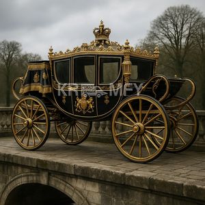 Carruaje de Caballos de Lujo Vintage para Bodas Reales, para Atracciones Turísticas, Capacidad para 4-6 Personas, Neumáticos de Goma Sólida - Product Image 5