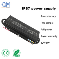 Iluminación LED para Exteriores de 60 Vatios, Fuente de Alimentación de 12V CC, 110v 127v 220v 277v para Letreros LED, con Certificación UL
