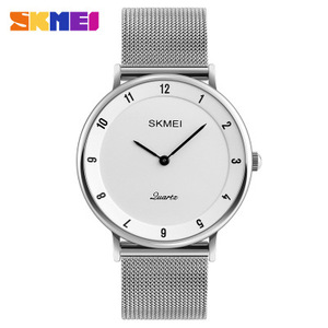 Azul del reloj SKMEI reloj de los hombres de imán hebilla correa de malla de reloj de pulsera de la marca de lujo relojes de cuarzo Ultra delgado reloj deporte reloj Masculino - Product Image 1