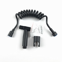 Kit WC mural moderne en acier inoxydable 304 avec douchette shattaf et pulvérisateur à main pour bidet, emballage sous blister